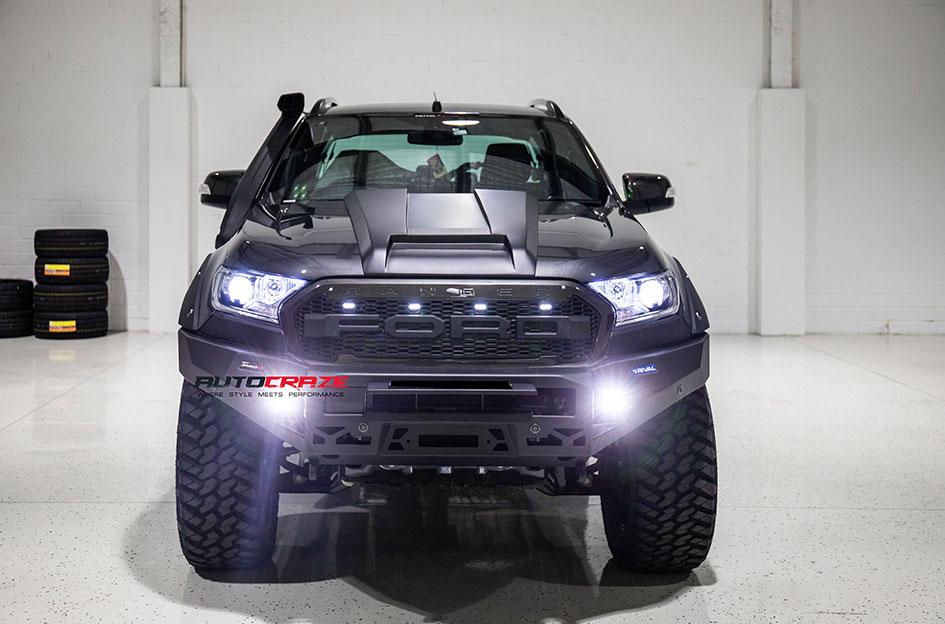 FORD RANGER GD06 GLOSS BLACK MILLED